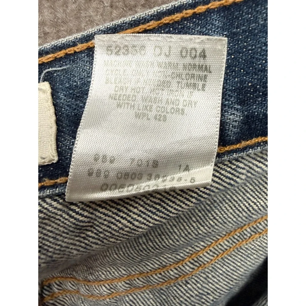 Levis 505 Jeans Mens 40x30 Blue Vintage Fade Distressed Regular‎ Fit